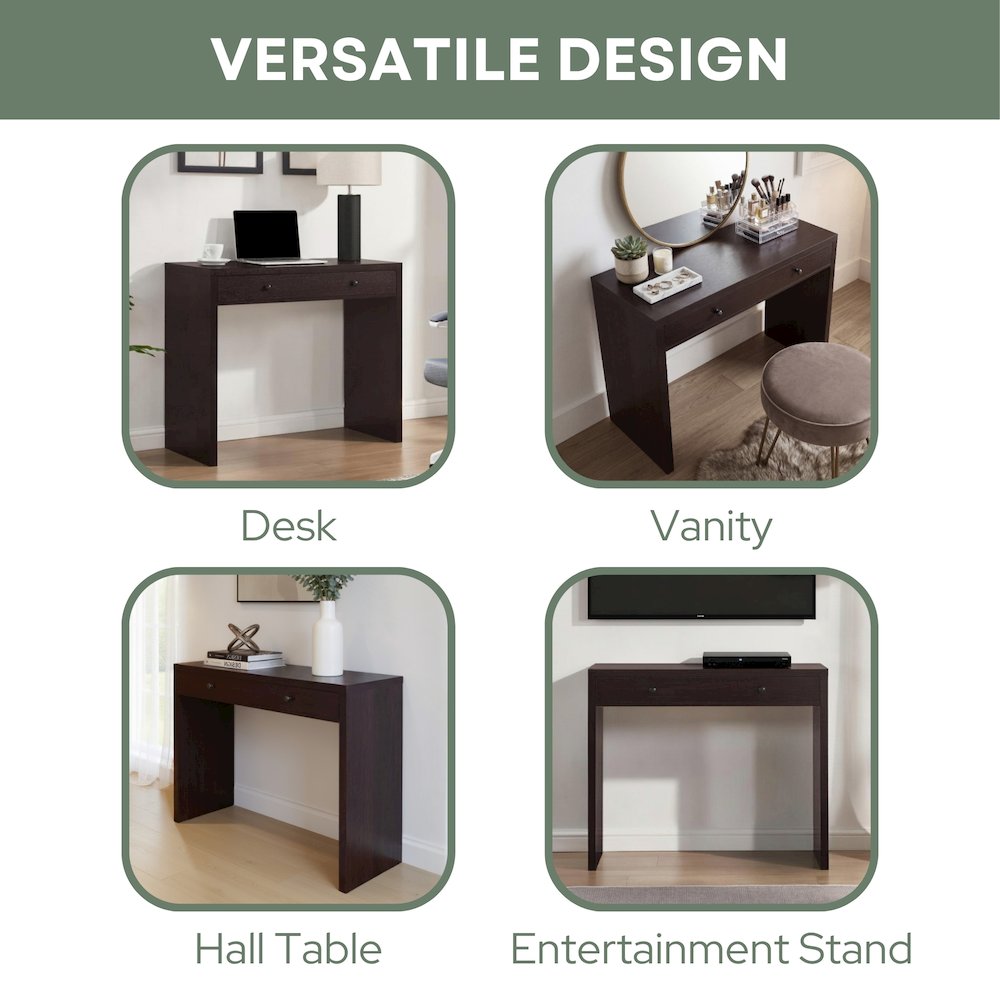 Northfield Desk/Hall Entryway Table with Drawer. Picture 5