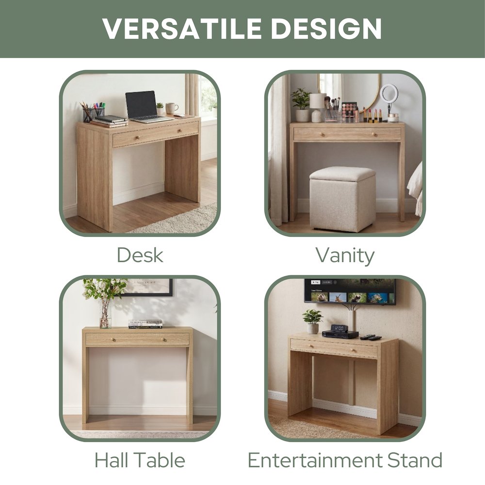 Northfield Desk/Hall Entryway Table with Drawer. Picture 5