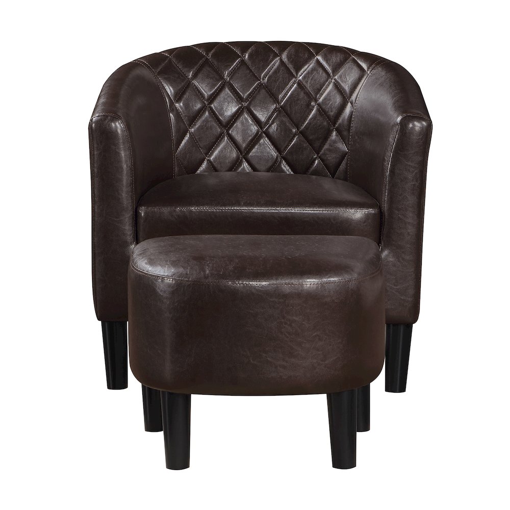 Take a Seat Roosevelt Accent Chair with Ottoman. Picture 5