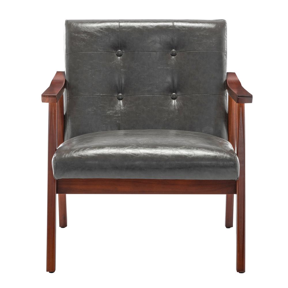 Take a Seat Natalie Accent Chair. Dark Gray. Picture 3