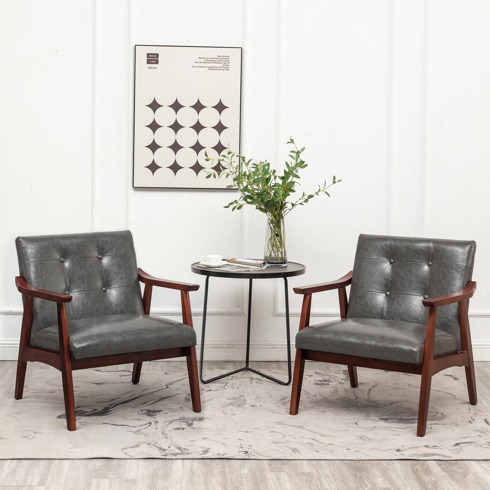 Take a Seat Natalie Accent Chair. Dark Gray. Picture 9