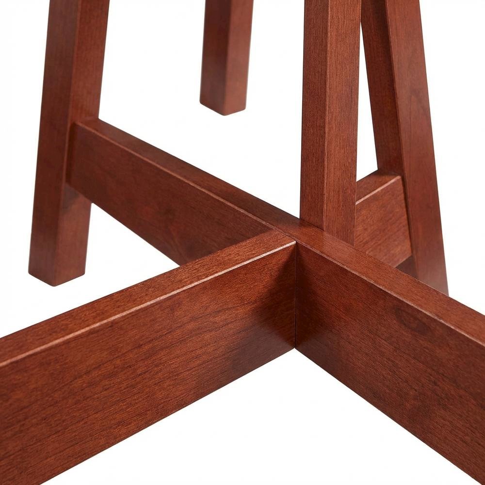 Cherry Trestle Desk, Integrated Charging Station, Melamine Finish. Picture 6