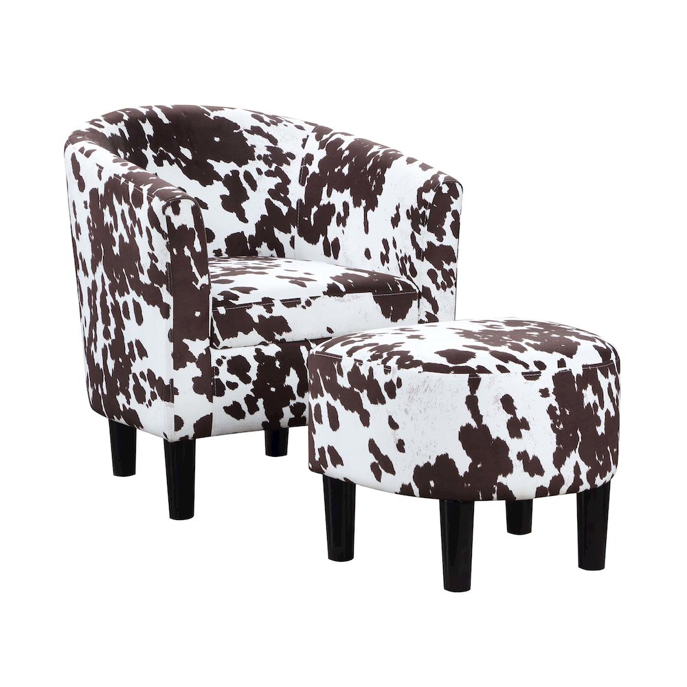 Take a Seat Churchill Accent Chair with Ottoman. Picture 1