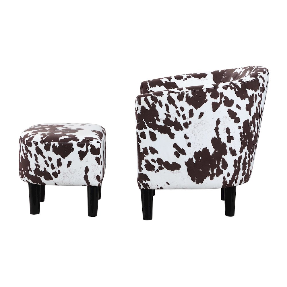 Take a Seat Churchill Accent Chair with Ottoman. Picture 6
