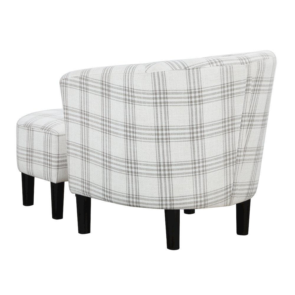 Take a Seat Churchill Accent Chair with Ottoman. Picture 4