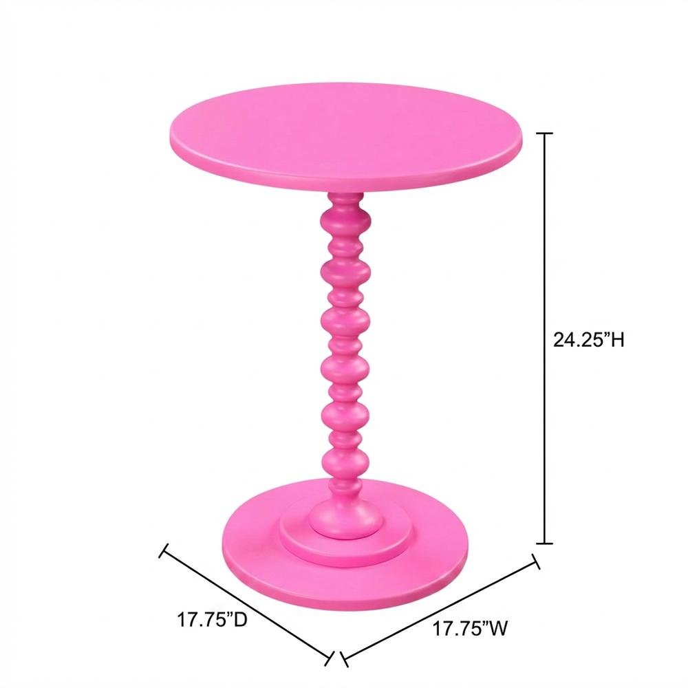 Round Spindle Coffee Table with Classic Style and Sturdy Construction. Picture 7