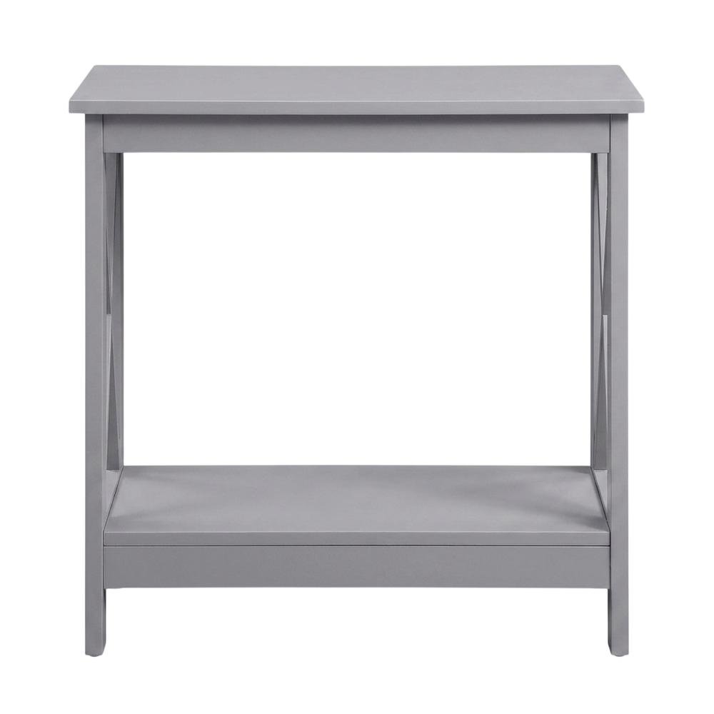 Wooden end table with shelf for living room or bedroom use. Picture 4