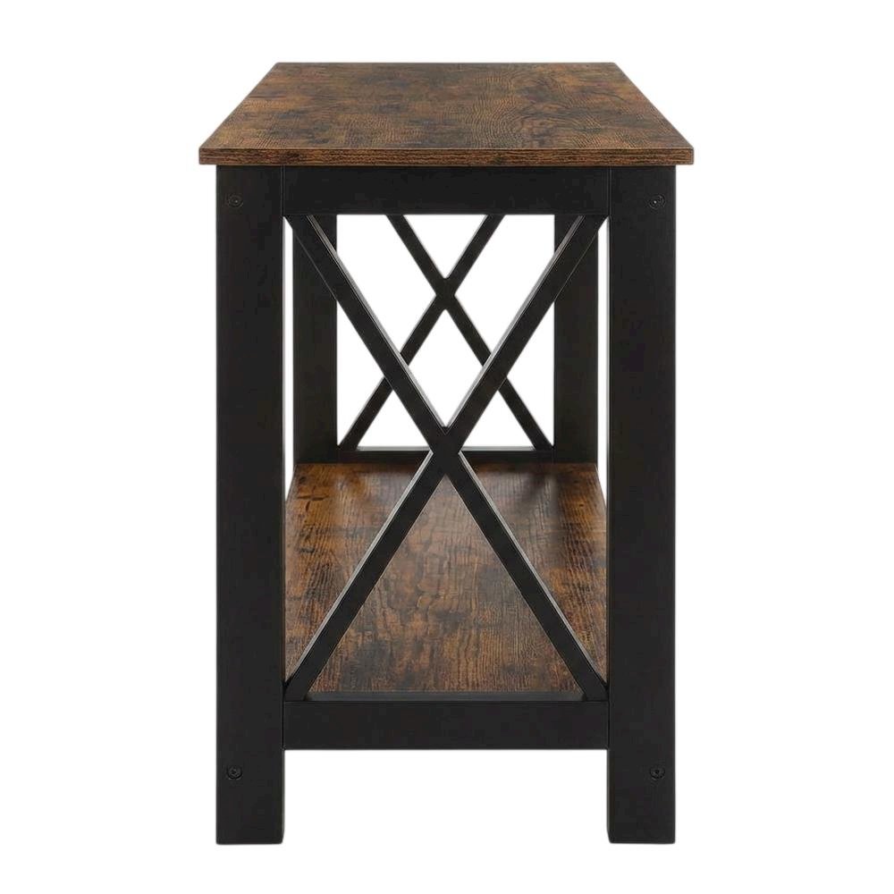 Wooden Console Table with Shelf for Modern Home Decor. Picture 4