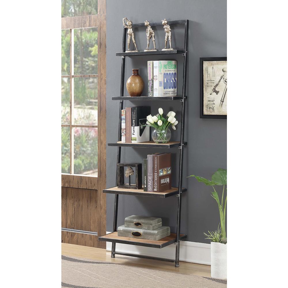 Laredo 5 Tier Ladder Bookcase/shelf. Picture 1