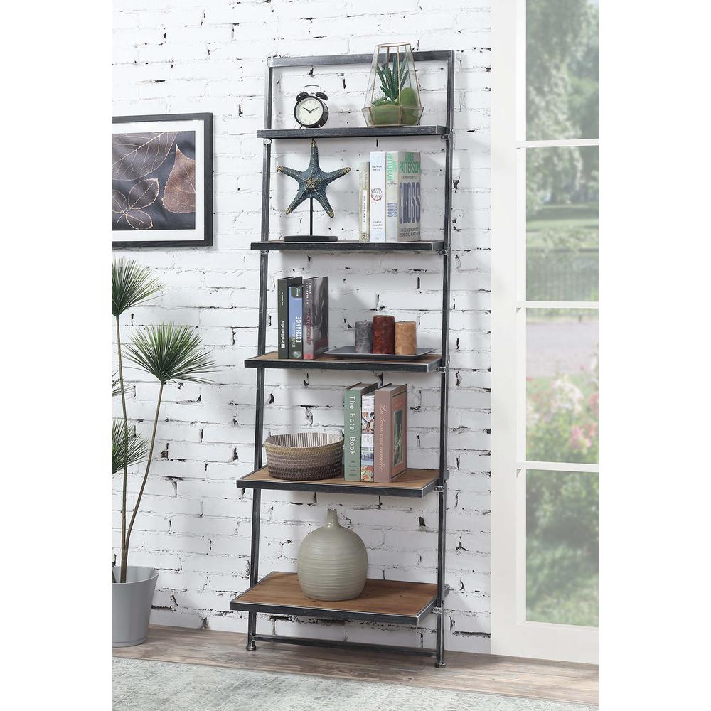 Laredo 5 Tier Ladder Bookcase/shelf. Picture 4