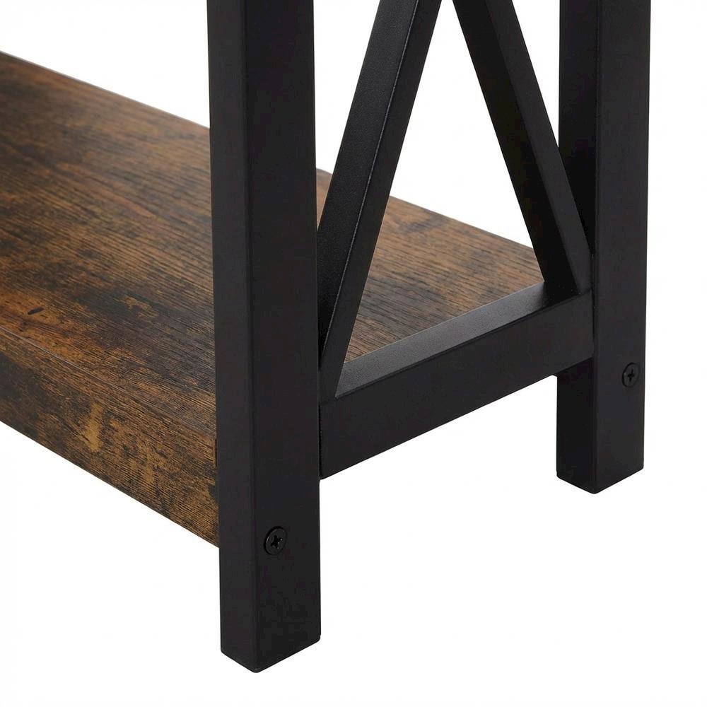 Wooden Console Table with Shelf for Modern Home Decor. Picture 5