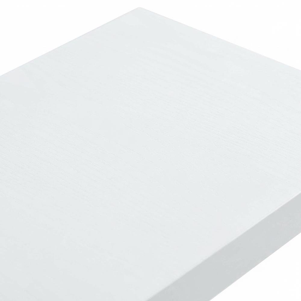 Contemporary White End Table with Sleek Design and Durable Finish. Picture 5