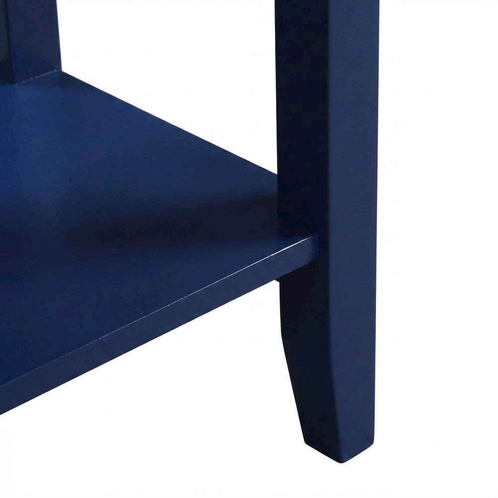 Transitional 1-Drawer End Table with Shelves for Living Room. Picture 6