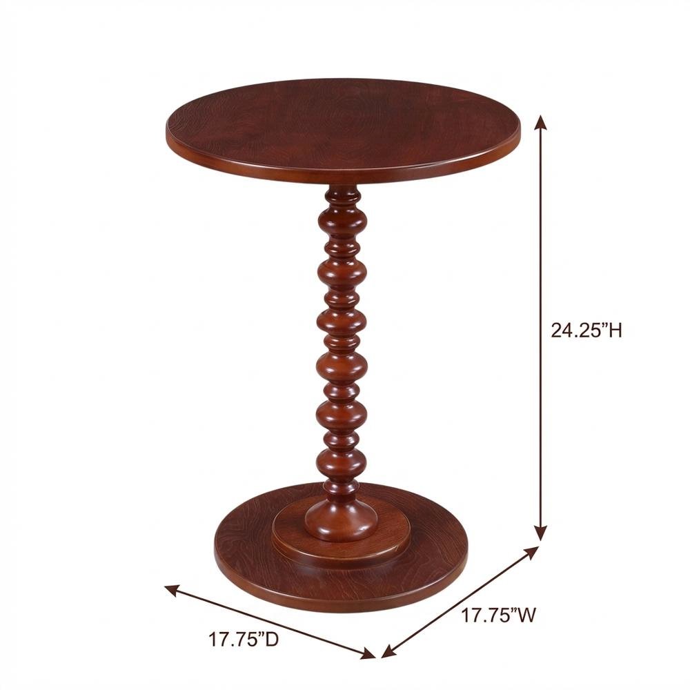 Classic Spindle Coffee Table in Distressed Finish with Durable Construction. Picture 7