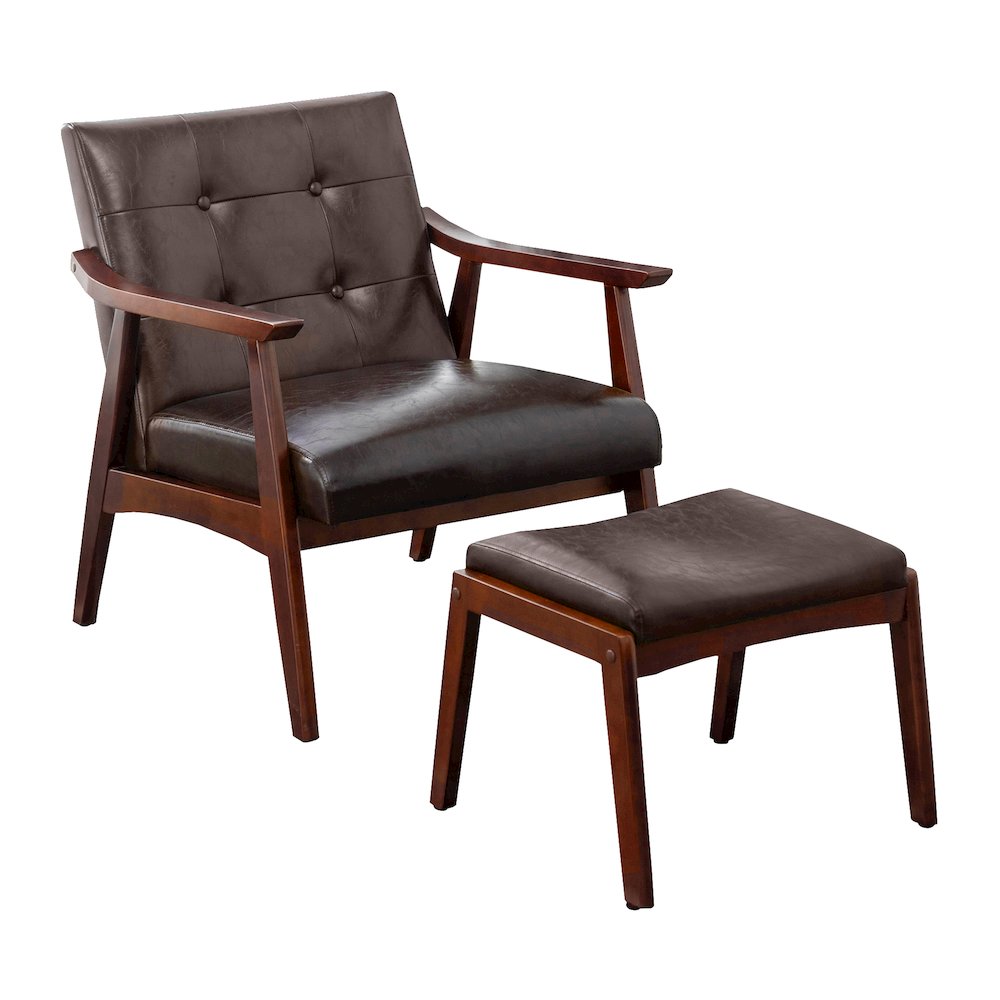 Take a Seat Natalie Accent Chair and Ottoman Set. Picture 1