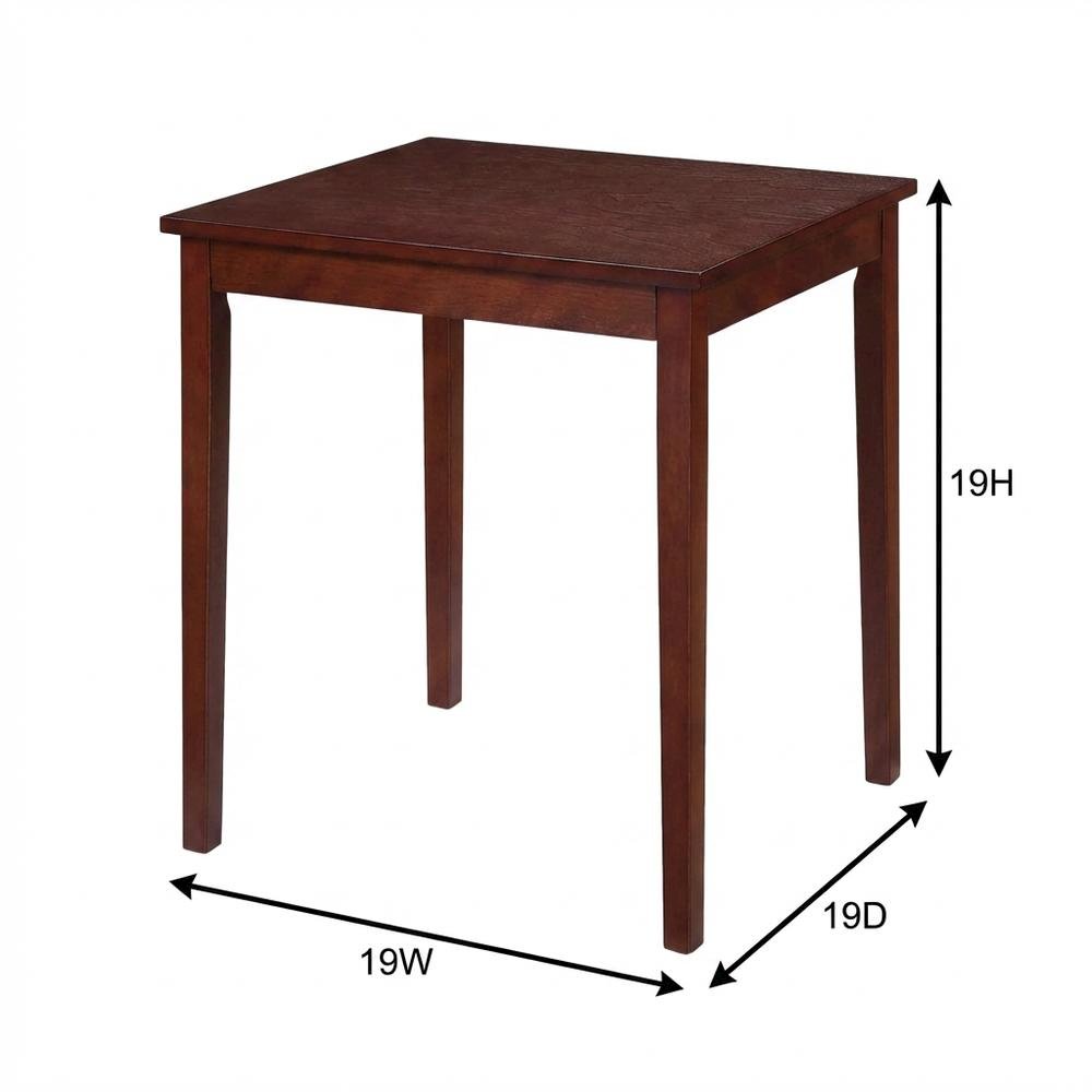 Wood Finish End Tables with Storage Shelves for Living Room and Bedroom. Picture 7