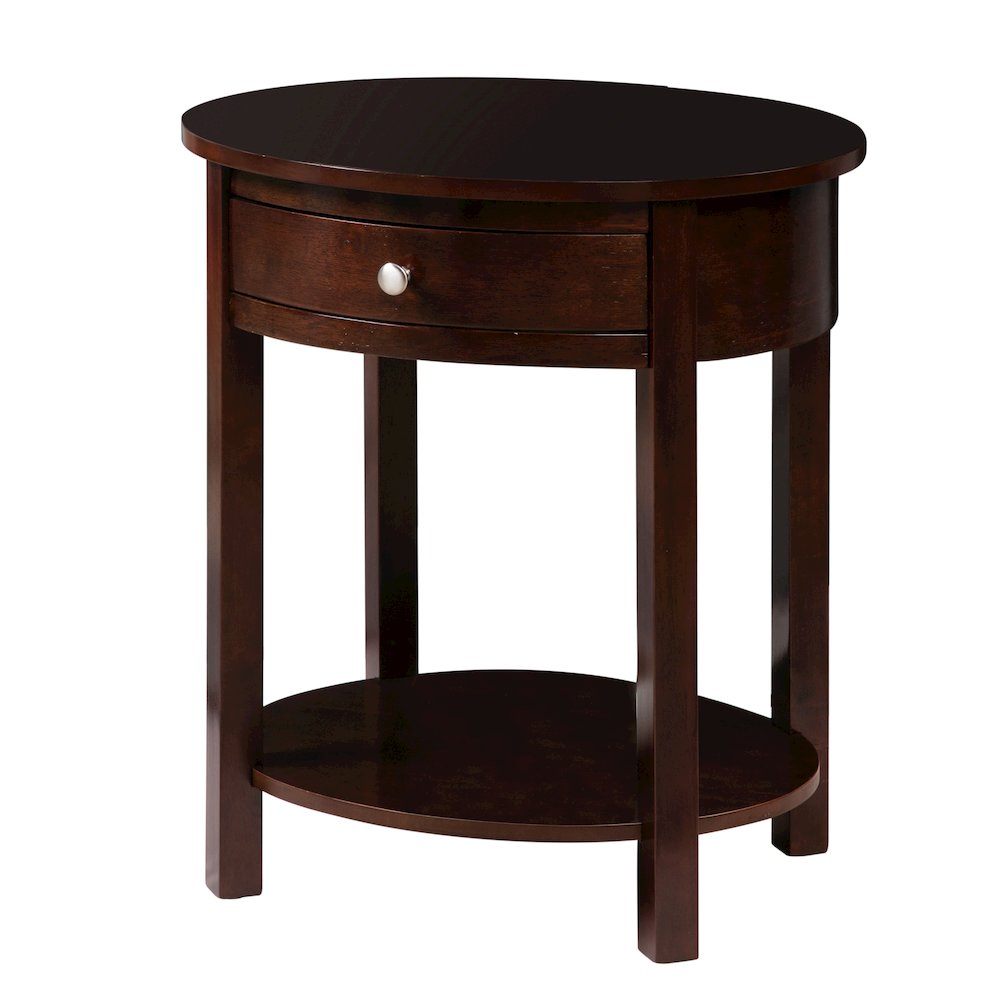 Classic Accents Cypress 1 Drawer End Table with Shelf. Picture 1