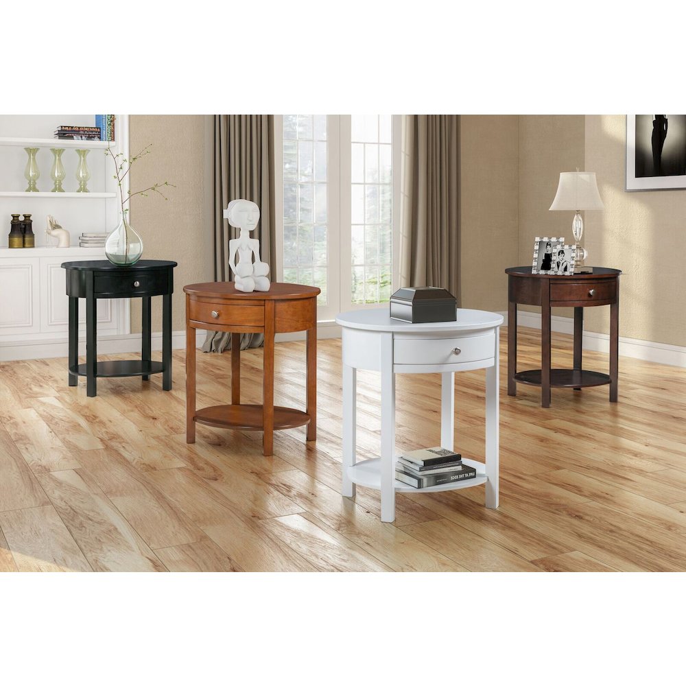 Classic Accents Cypress 1 Drawer End Table with Shelf. Picture 3
