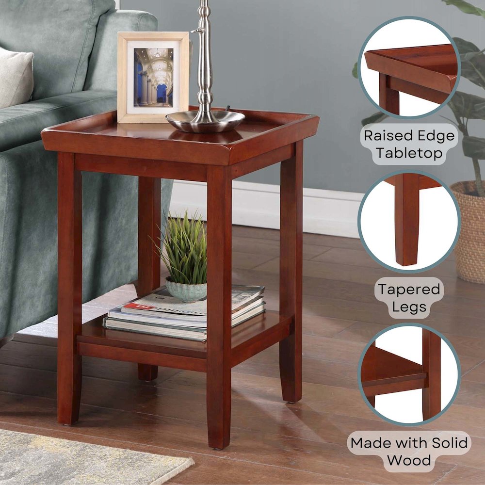 Ledgewood End Table with Shelf. Picture 4
