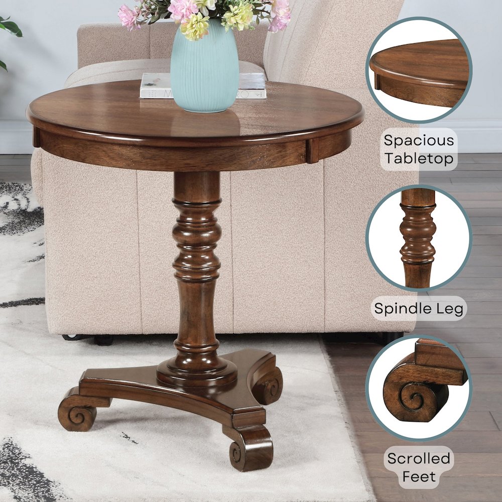 Classic Accents Talbot End Table. Picture 4