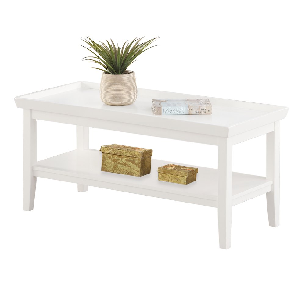 Ledgewood Coffee Table with Shelf. Picture 3