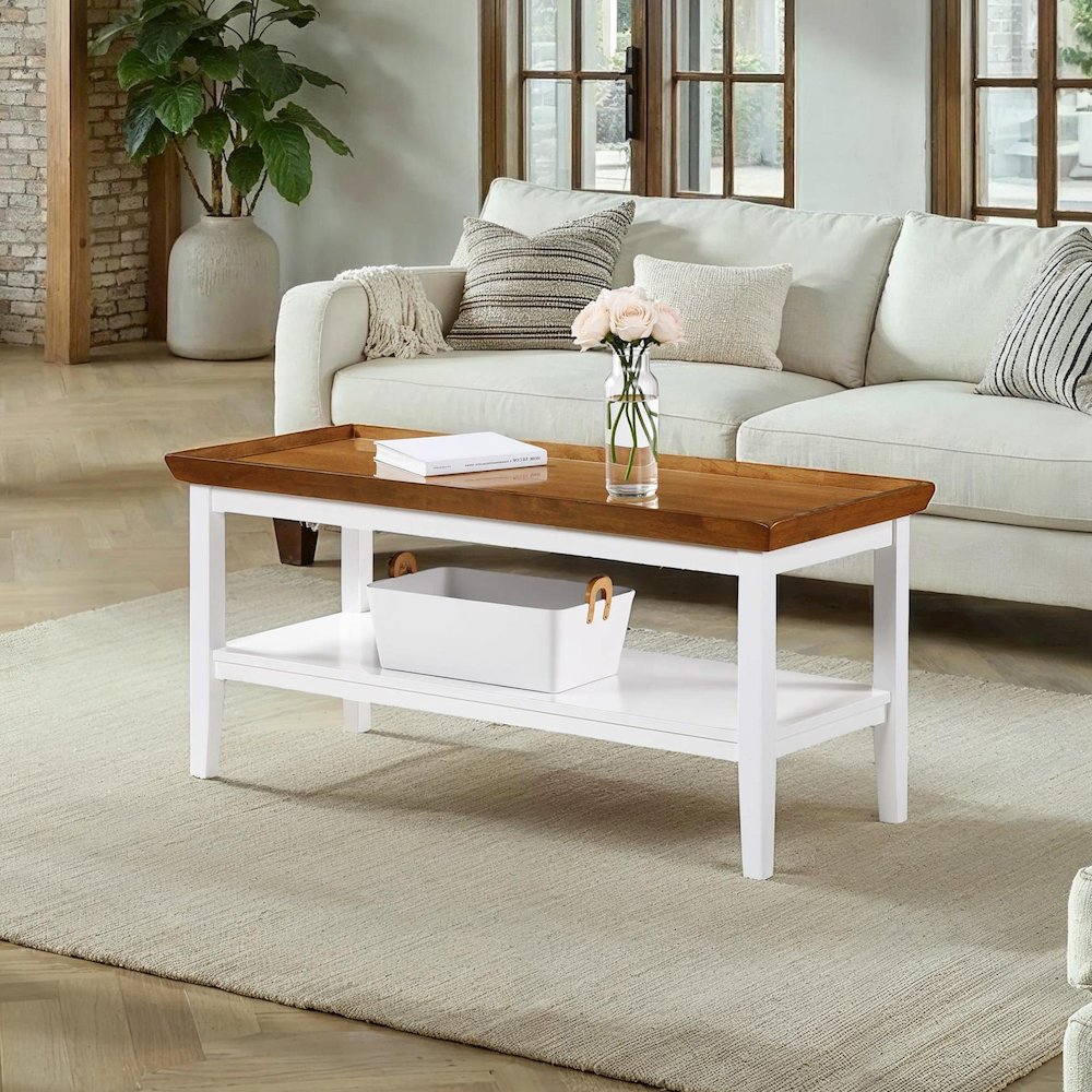 Ledgewood Coffee Table with Shelf. Picture 2