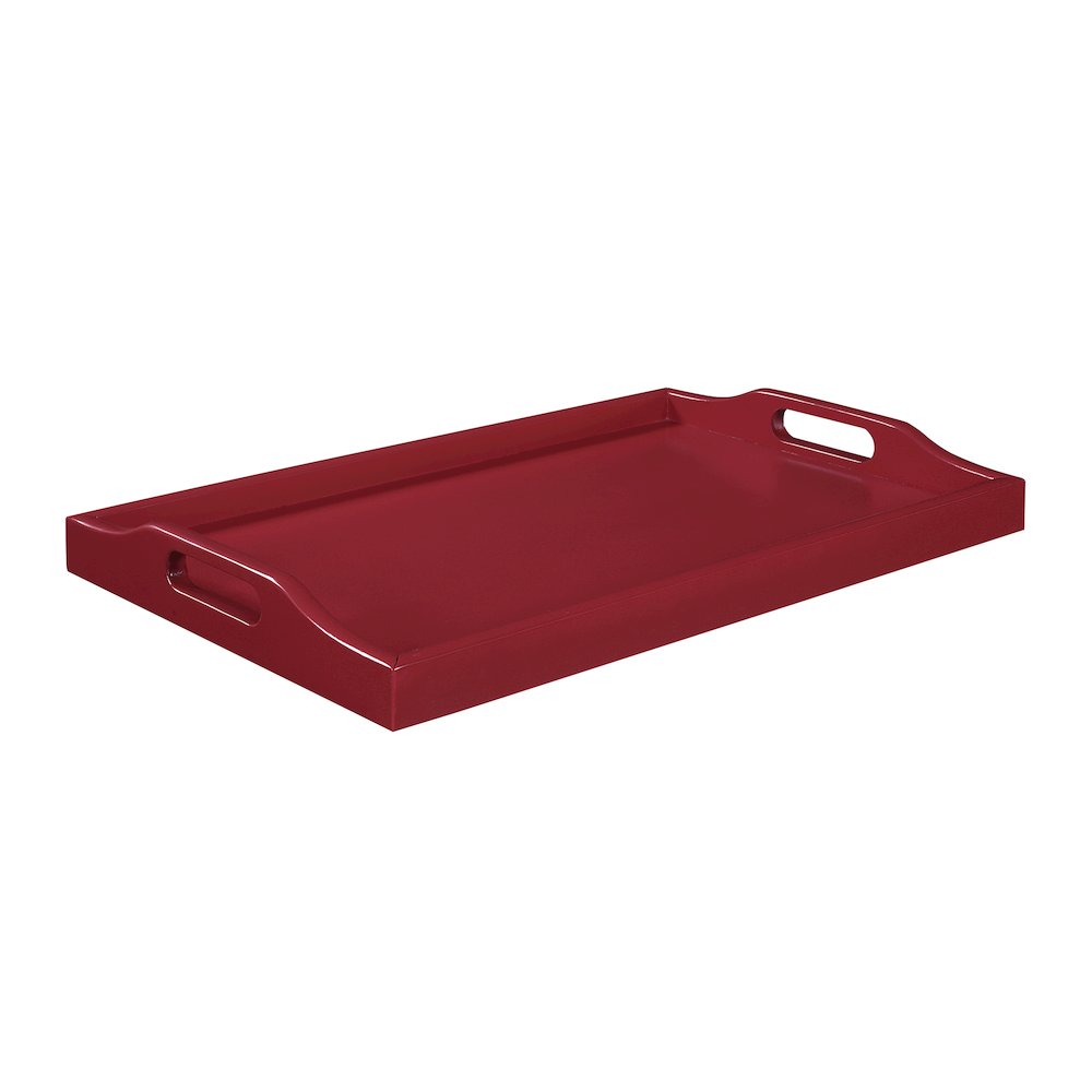 Designs2Go Serving Tray, Cranberry Red. Picture 1