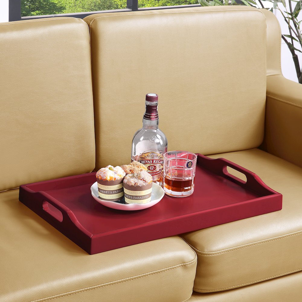 Designs2Go Serving Tray, Cranberry Red. Picture 2