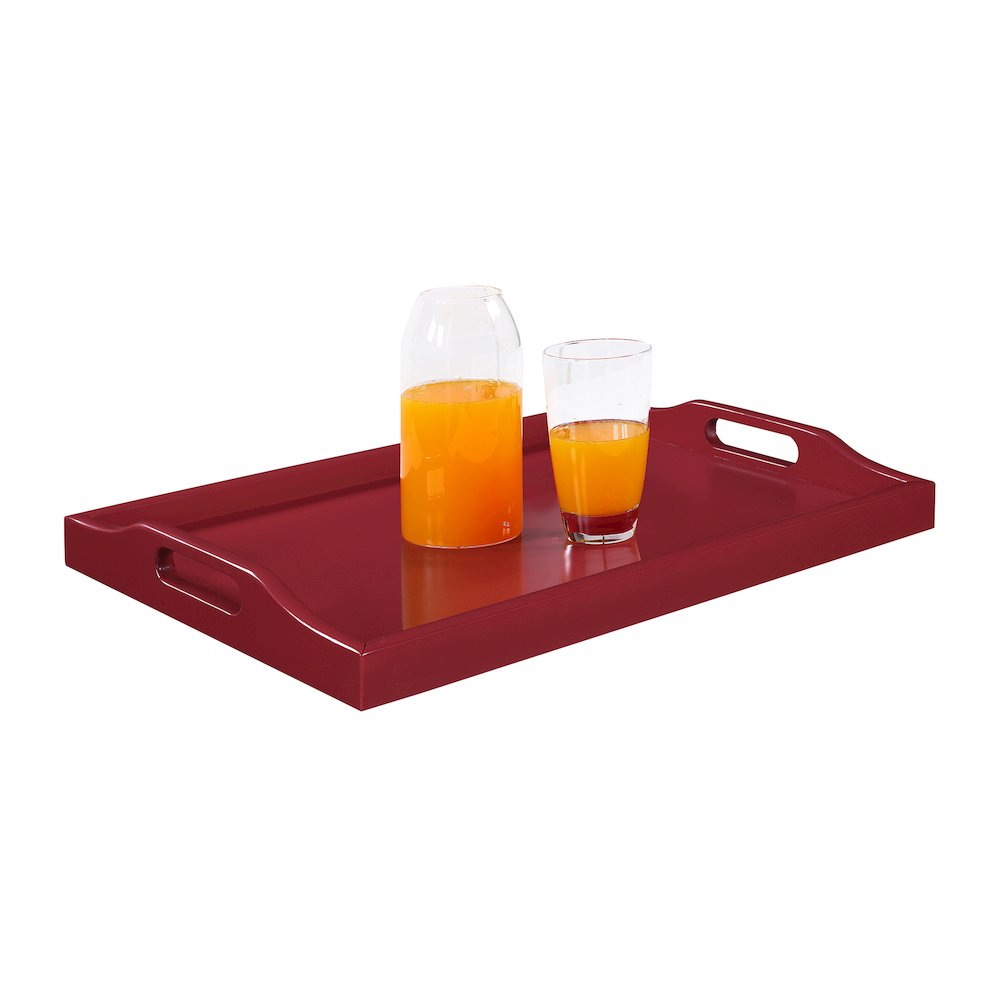 Designs2Go Serving Tray, Cranberry Red. Picture 3