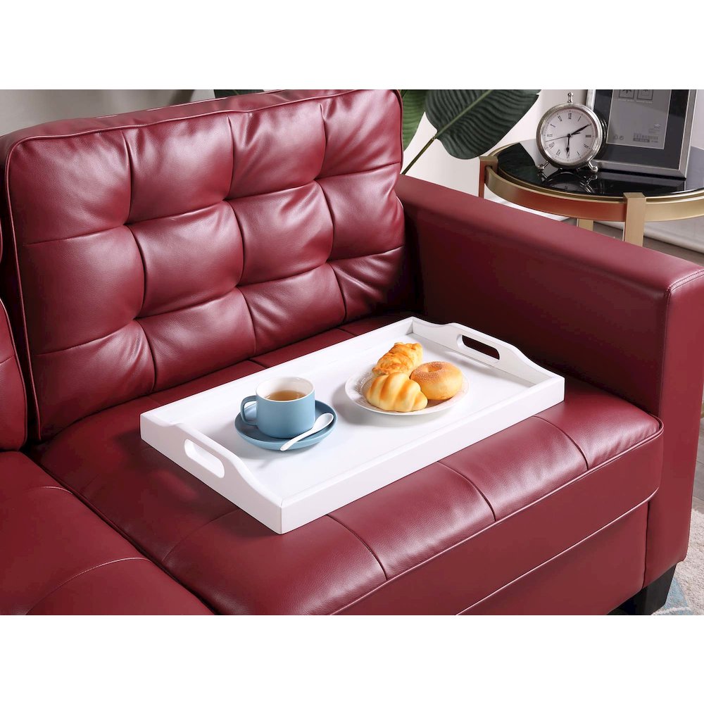 Designs2Go Serving Tray, White. Picture 2