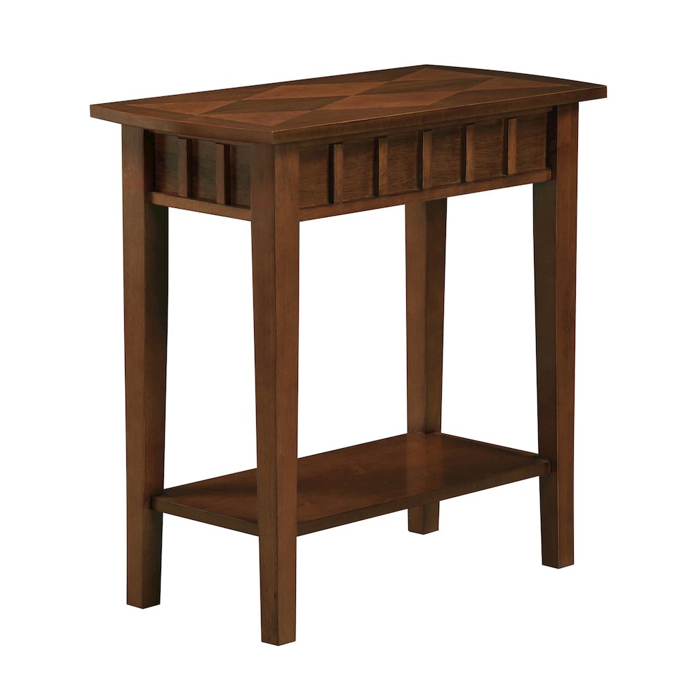Dennis End Table with Shelf. Picture 1