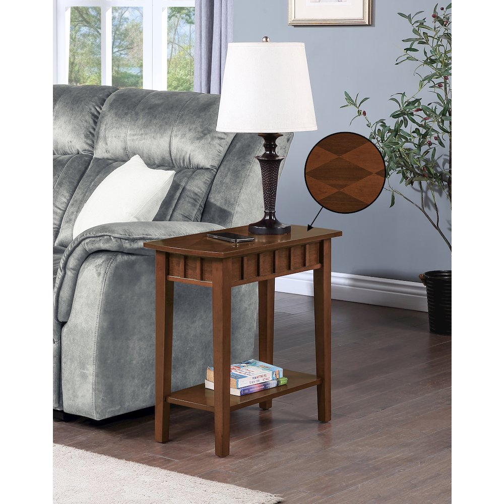 Dennis End Table with Shelf. Picture 2
