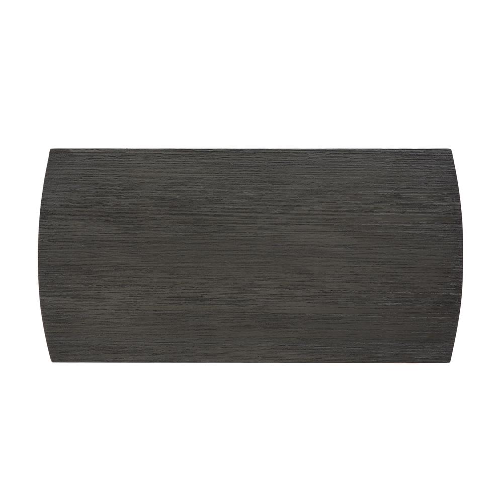 Dennis End Table with Shelf, Wirebrush Dark Gray. Picture 4
