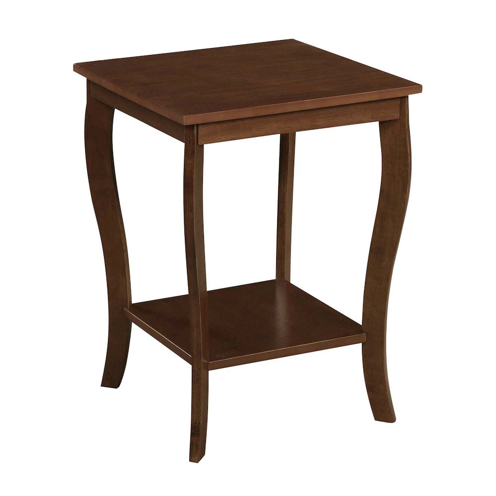 American Heritage Square End Table, Espresso. Picture 1