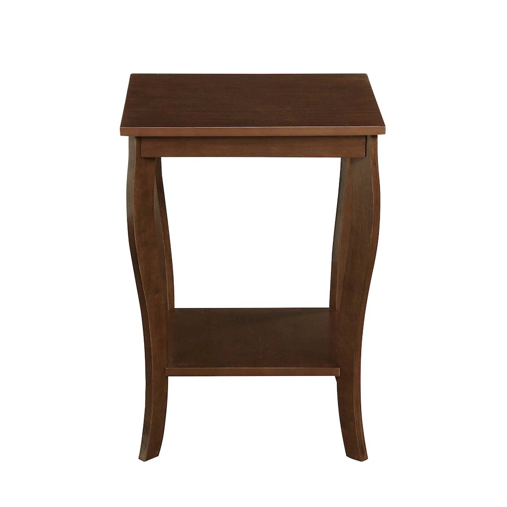 American Heritage Square End Table, Espresso. Picture 4