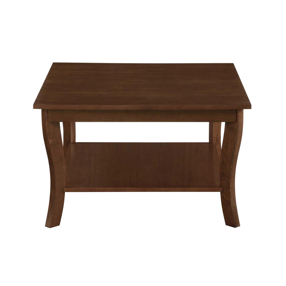American Heritage Square Coffee Table, Espresso. Picture 2