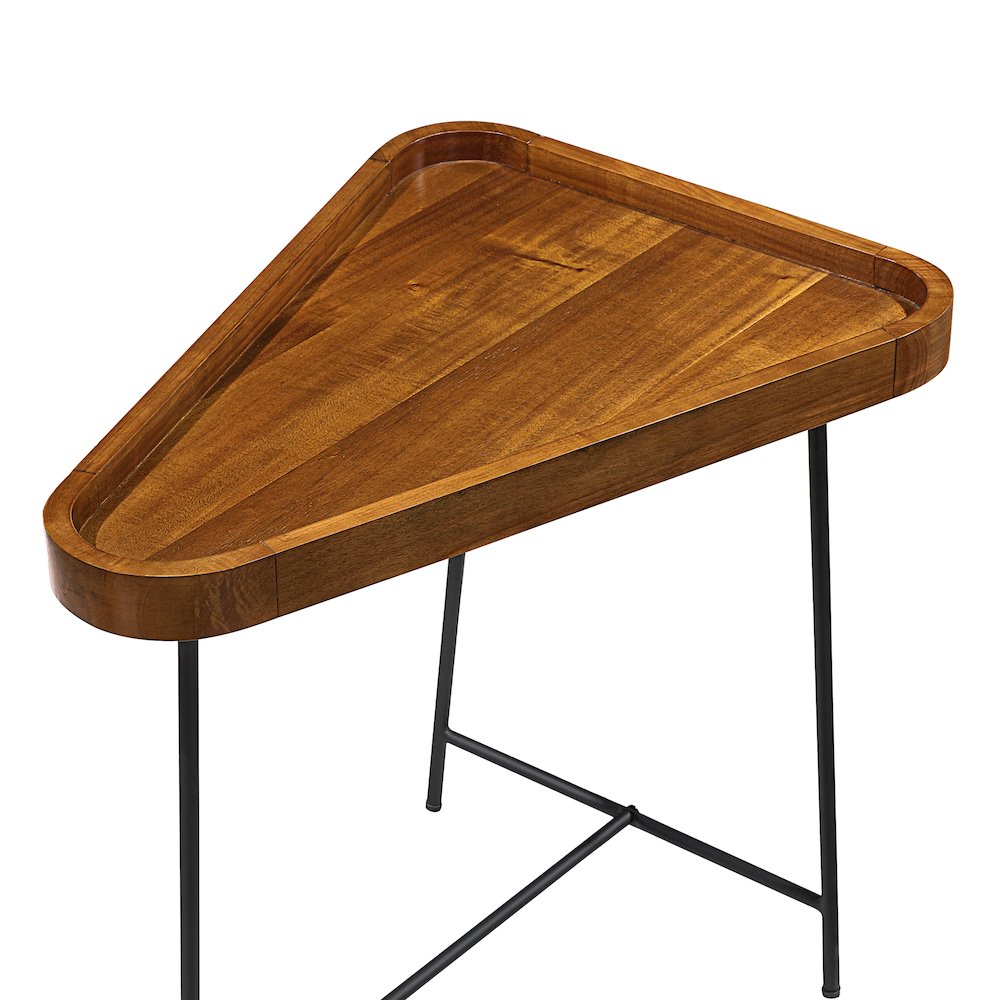 Lunar Triangle Wedge End Table. Picture 5
