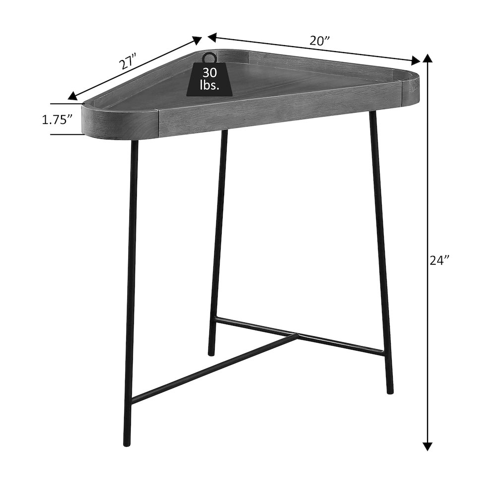 Lunar Triangle End Table.. Picture 5