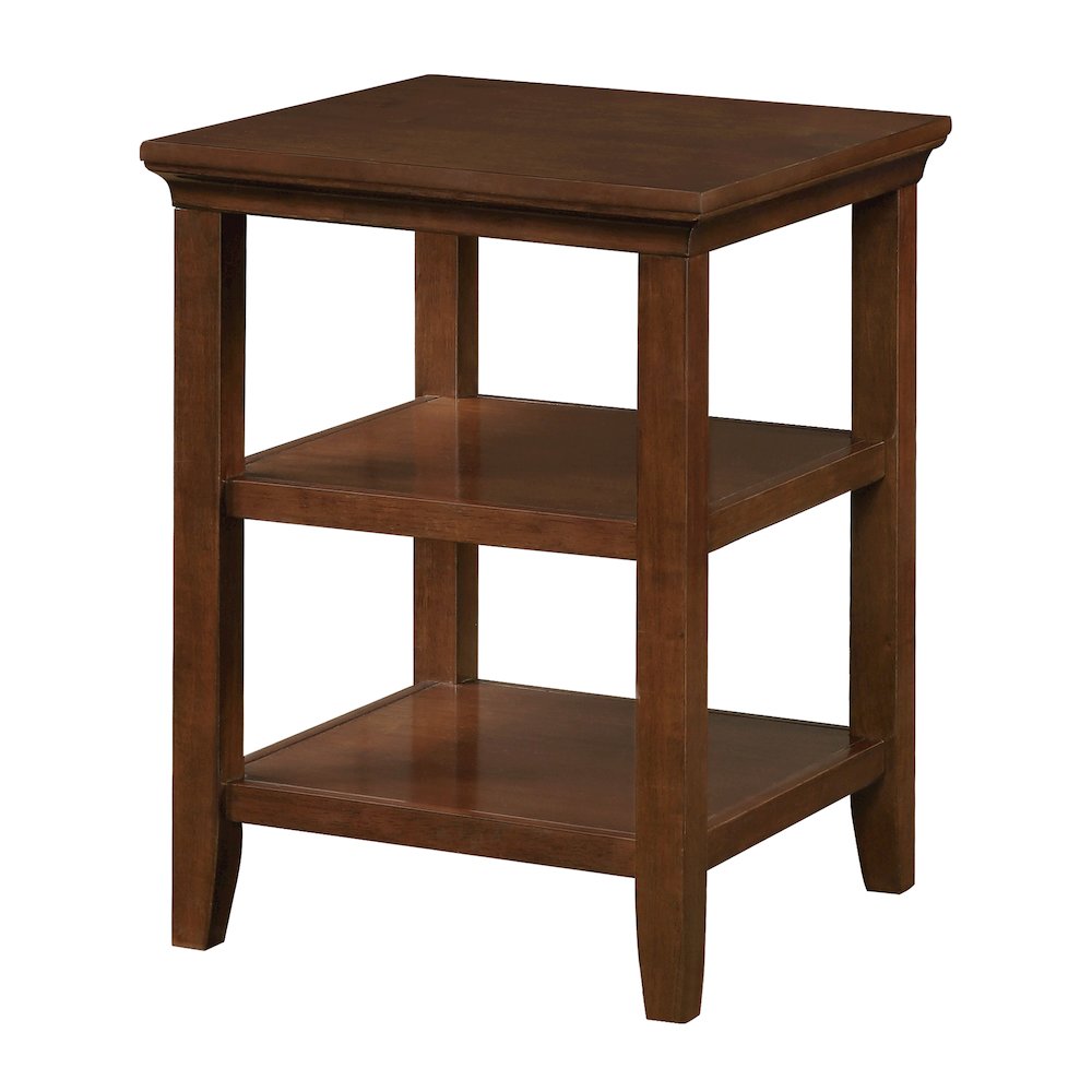Tribeca End Table with Shelves. Picture 1