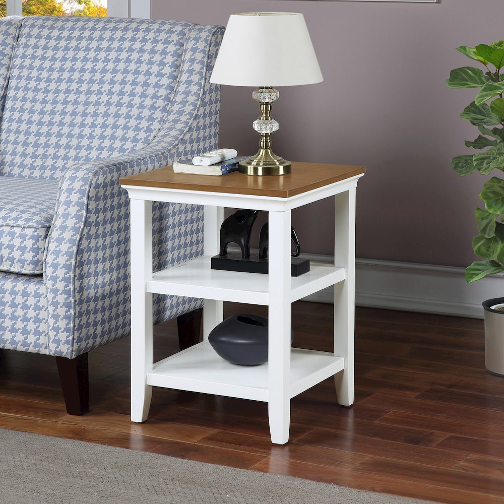 Tribeca End Table with Shelves. Picture 3