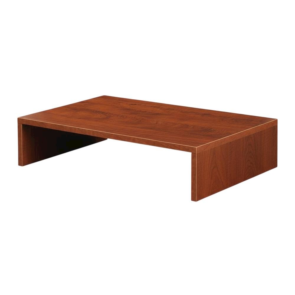 Cherry TV/Monitor Riser for Small Screens up to 26 Inches with Melamine Veneer. Picture 1