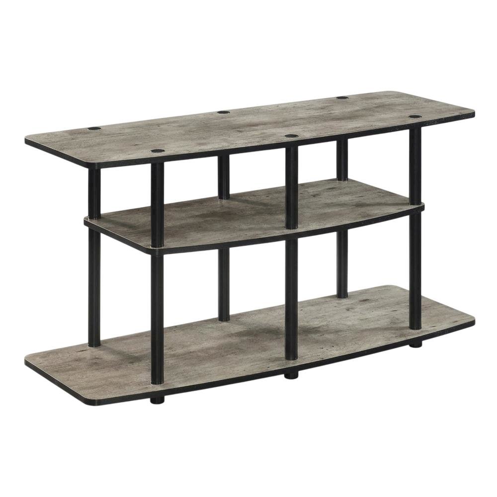 TV stand in contemporary wood finish with spacious storage. Picture 7