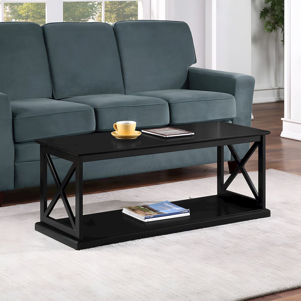 Coventry Coffee Table with Shelf. Picture 2