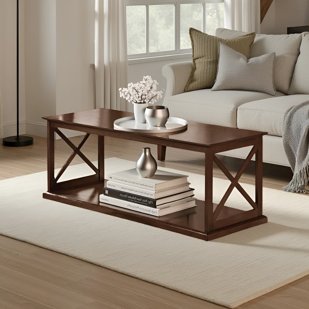 Coventry Coffee Table with Shelf. Picture 2