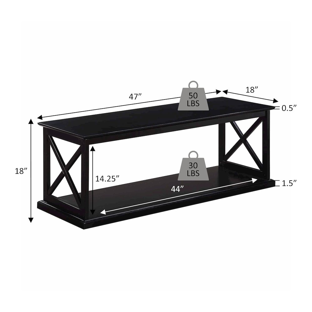 Coventry Coffee Table with Shelf. Picture 7