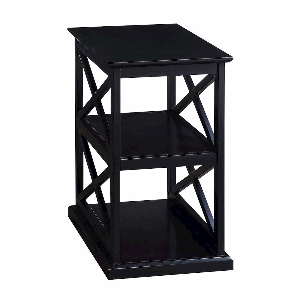 Coventry Chairside End Table with Shelves. Picture 1