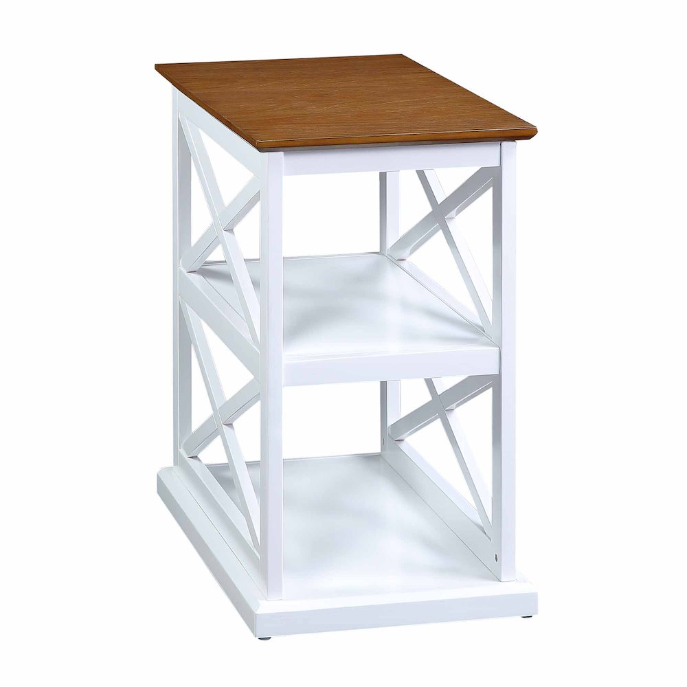Coventry Chairside End Table with Shelves. Picture 1