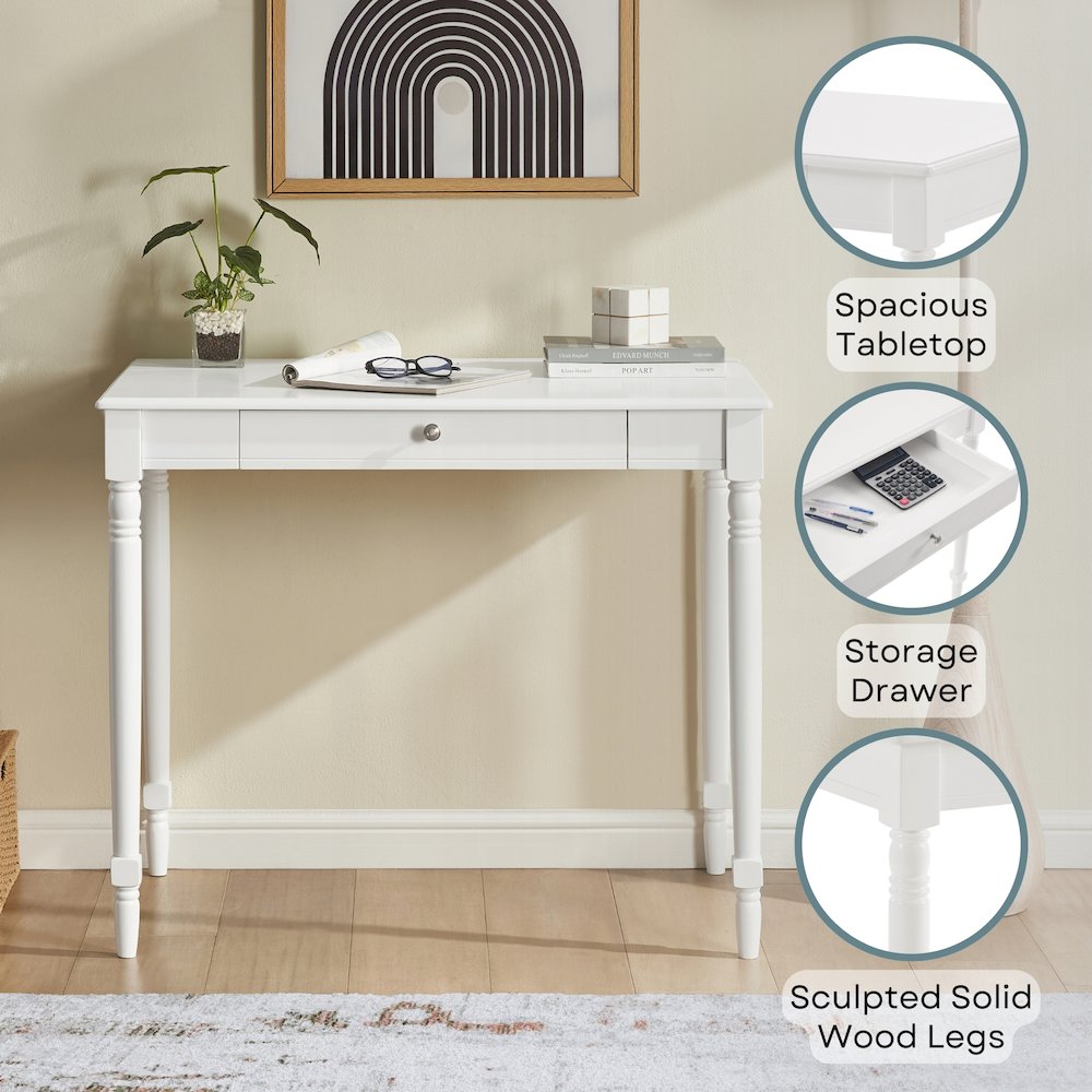 French Country Desk. Picture 4