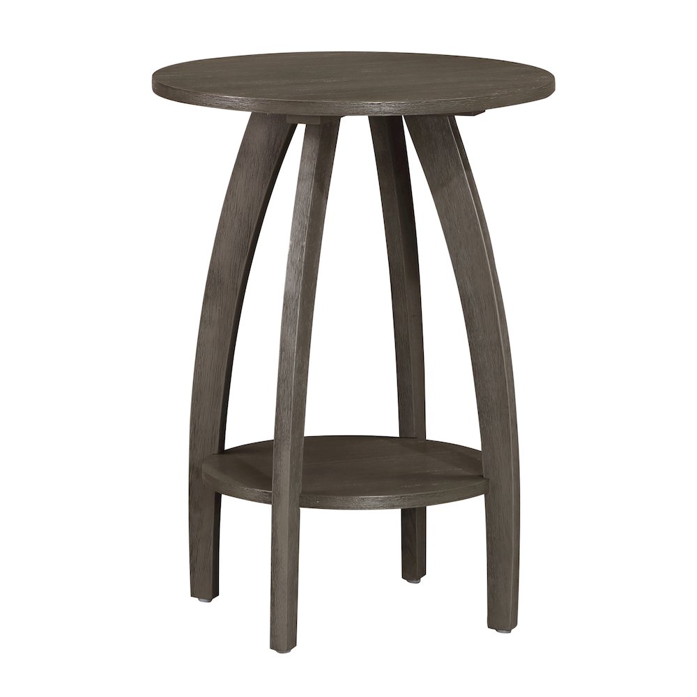 Aldrin End Table with Shelf. Picture 1