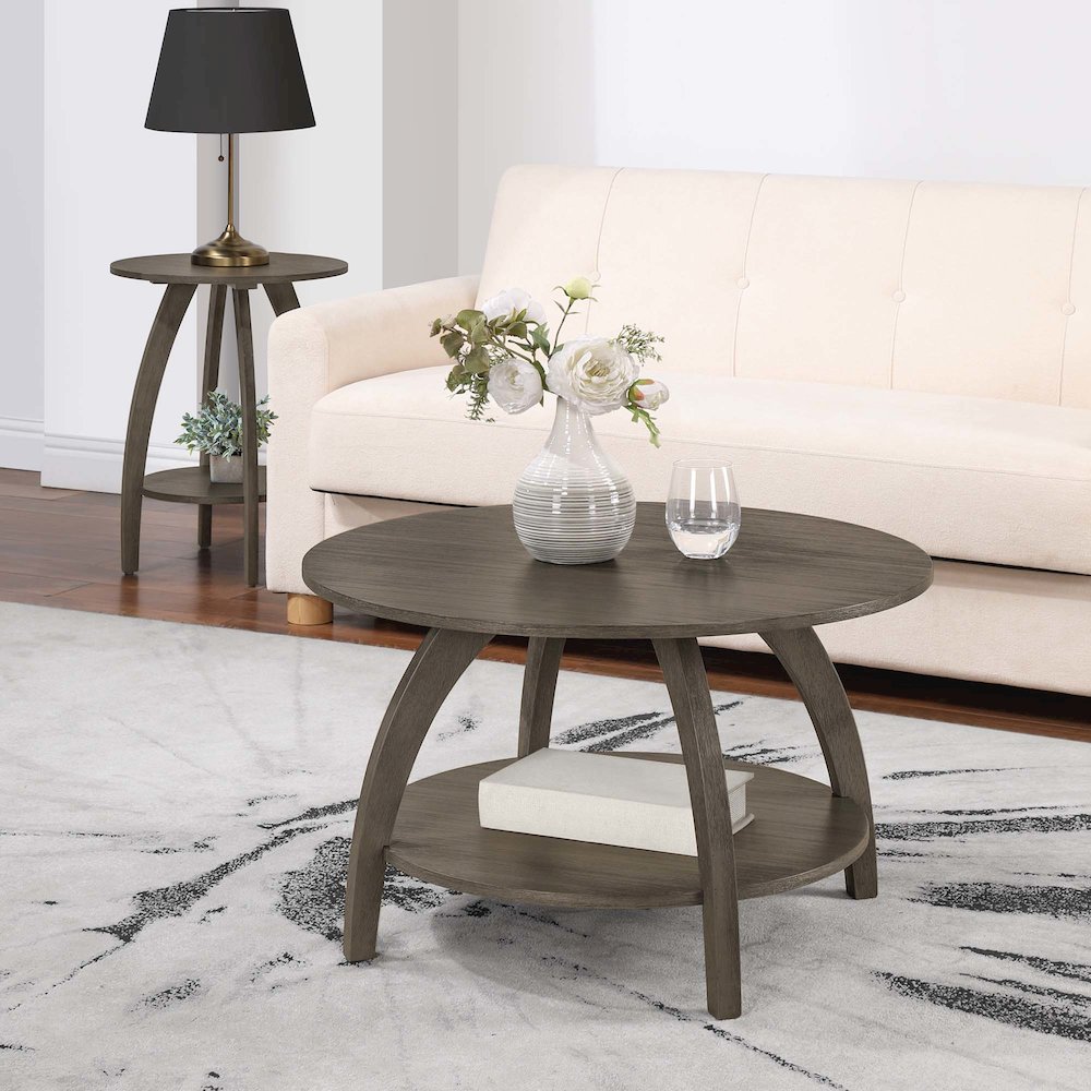 Aldrin End Table with Shelf. Picture 5